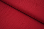 100% Cotton Double Gauze Muslin Fabric - Scarlet