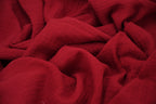 100% Cotton Double Gauze Muslin Fabric - Scarlet