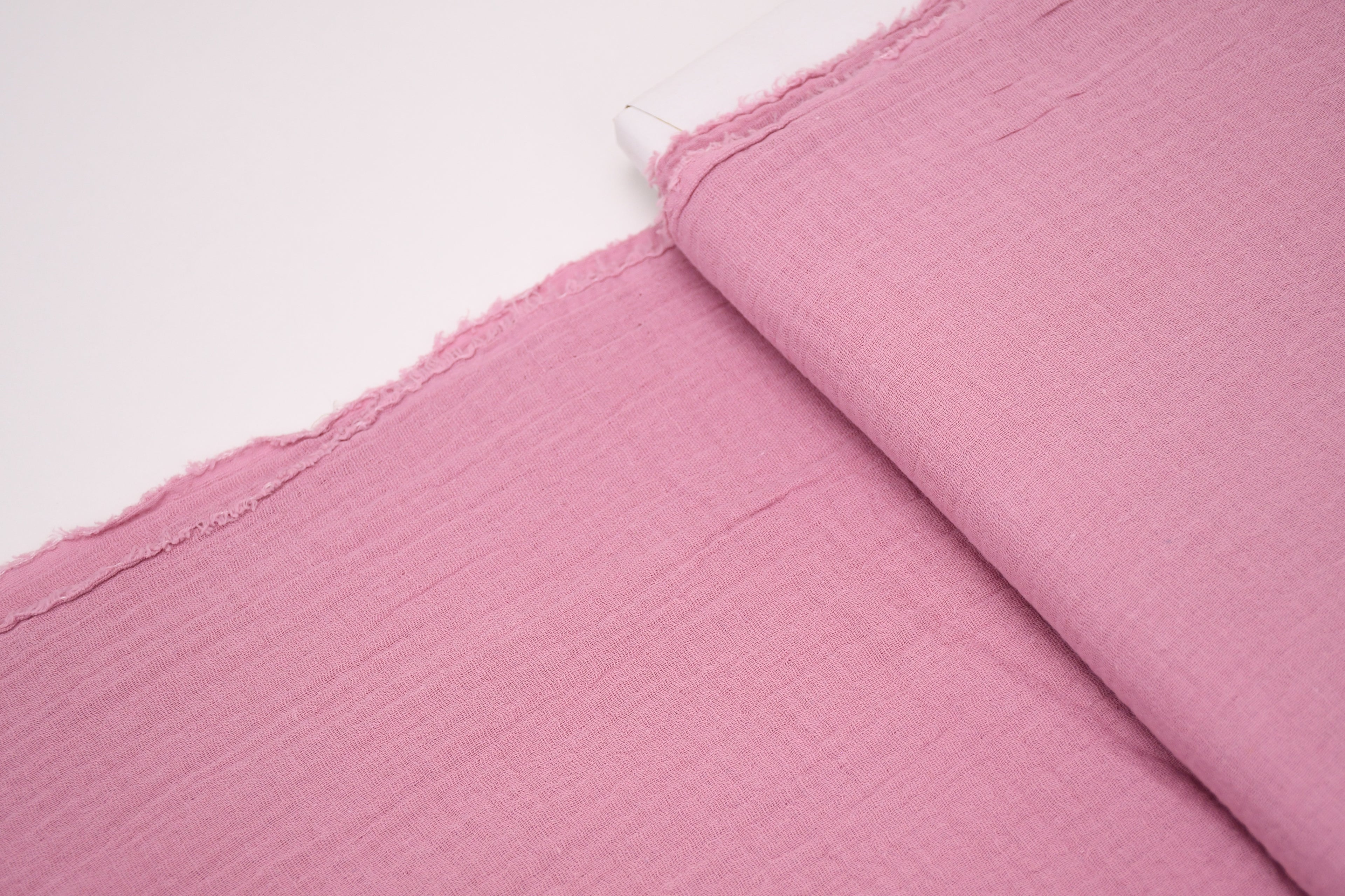 100% Cotton Double Gauze Muslin Fabric - Mauve