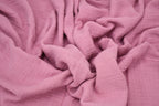 100% Cotton Double Gauze Muslin Fabric - Mauve
