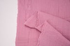 100% Cotton Double Gauze Muslin Fabric - Mauve