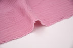 100% Cotton Double Gauze Muslin Fabric - Mauve