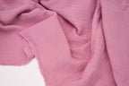 100% Cotton Double Gauze Muslin Fabric - Mauve