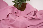 100% Cotton Double Gauze Muslin Fabric - Mauve