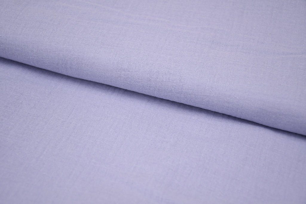 100% Cotton Double Gauze Muslin Fabric - Slate Blue
