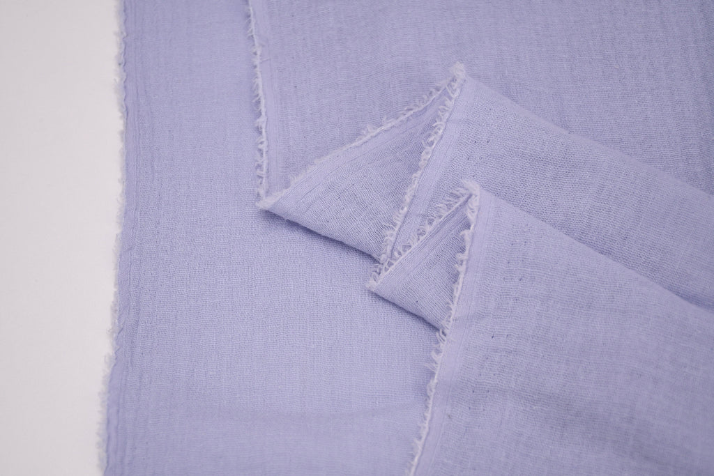100% Cotton Double Gauze Muslin Fabric - Slate Blue