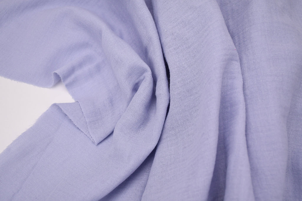 100% Cotton Double Gauze Muslin Fabric - Slate Blue