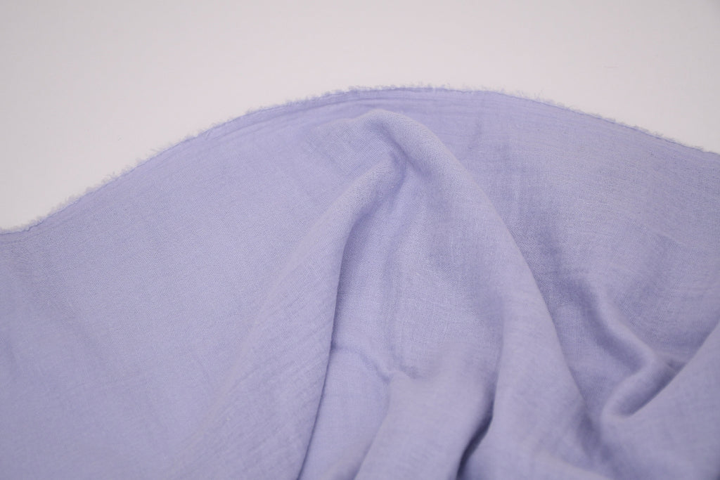 100% Cotton Double Gauze Muslin Fabric - Slate Blue