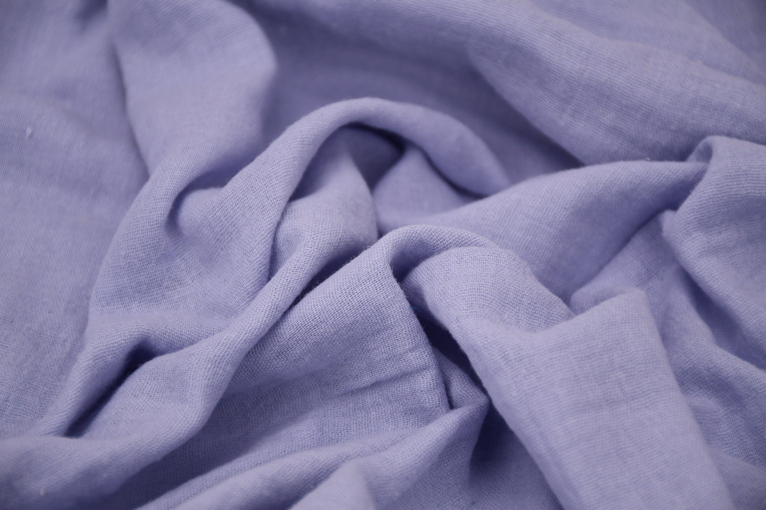 100% Cotton Double Gauze Muslin Fabric - Slate Blue