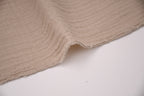 100% Cotton Double Gauze Muslin Fabric - Mushroom