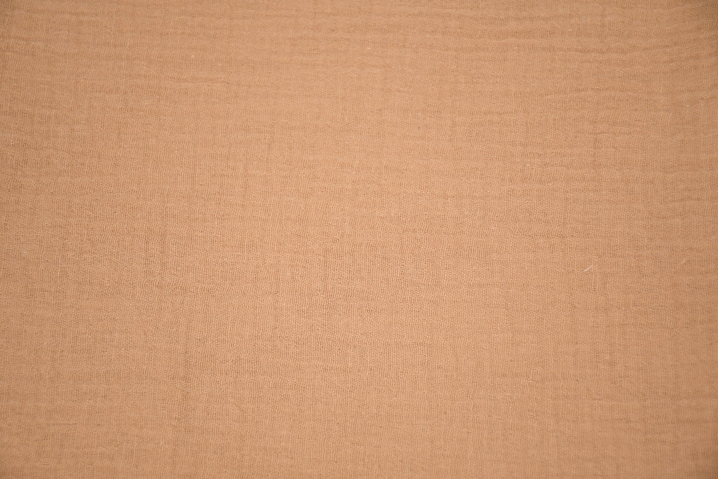 100% Cotton Double Gauze Muslin Fabric - Bronze