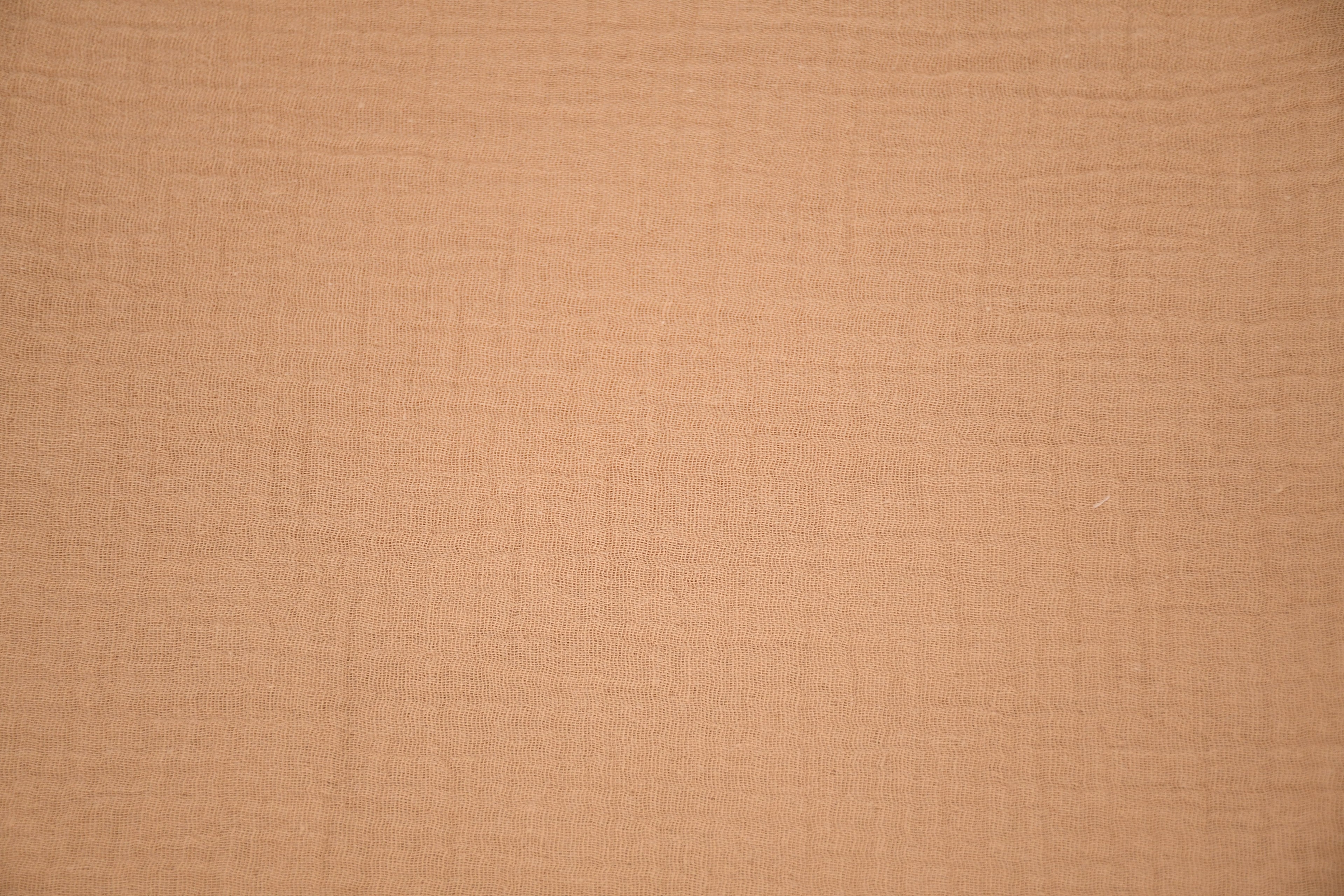 100% Cotton Double Gauze Muslin Fabric - Bronze