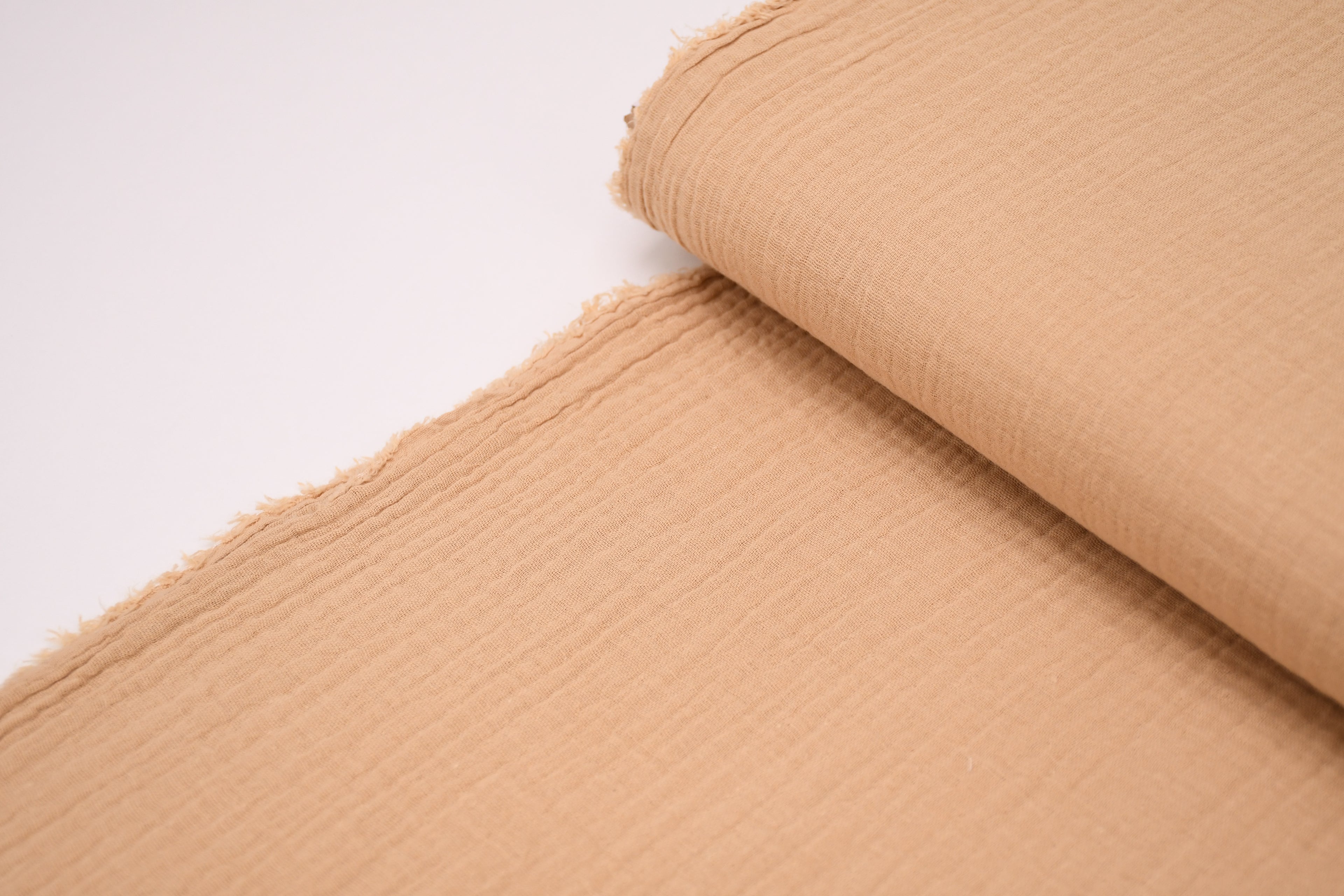 100% Cotton Double Gauze Muslin Fabric - Bronze