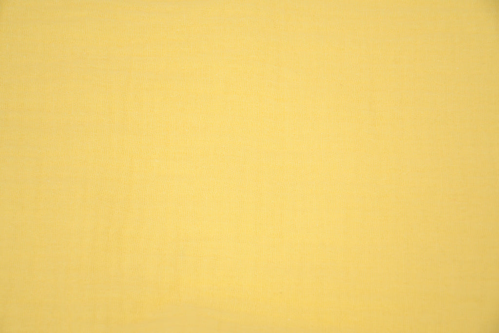 100% Cotton Double Gauze Muslin Fabric - Butter Yellow