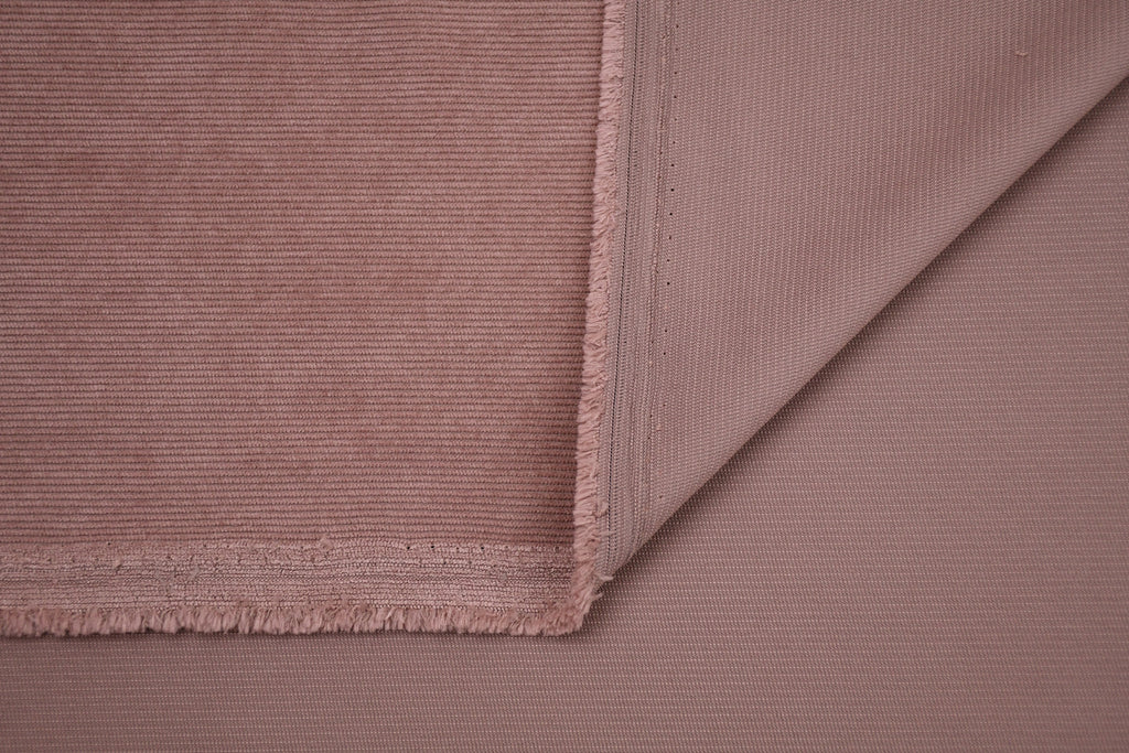 16 Wales Corduroy Light Stretch Fabric - Rose