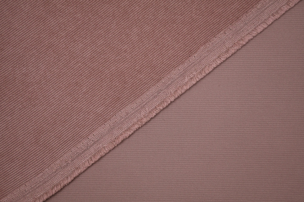 16 Wales Corduroy Light Stretch Fabric - Rose