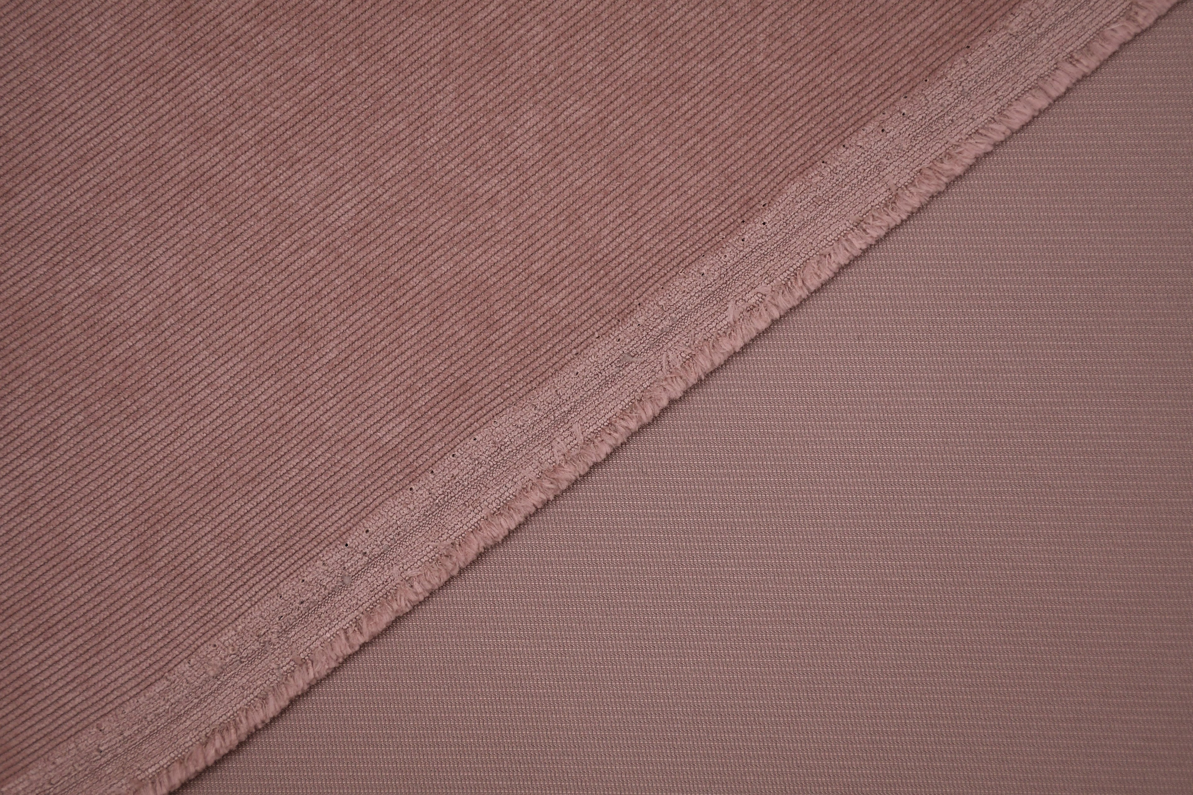 16 Wales Corduroy Light Stretch Fabric - Rose