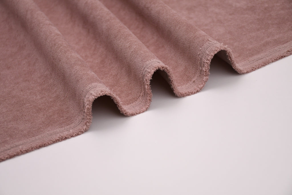 16 Wales Corduroy Light Stretch Fabric - Rose