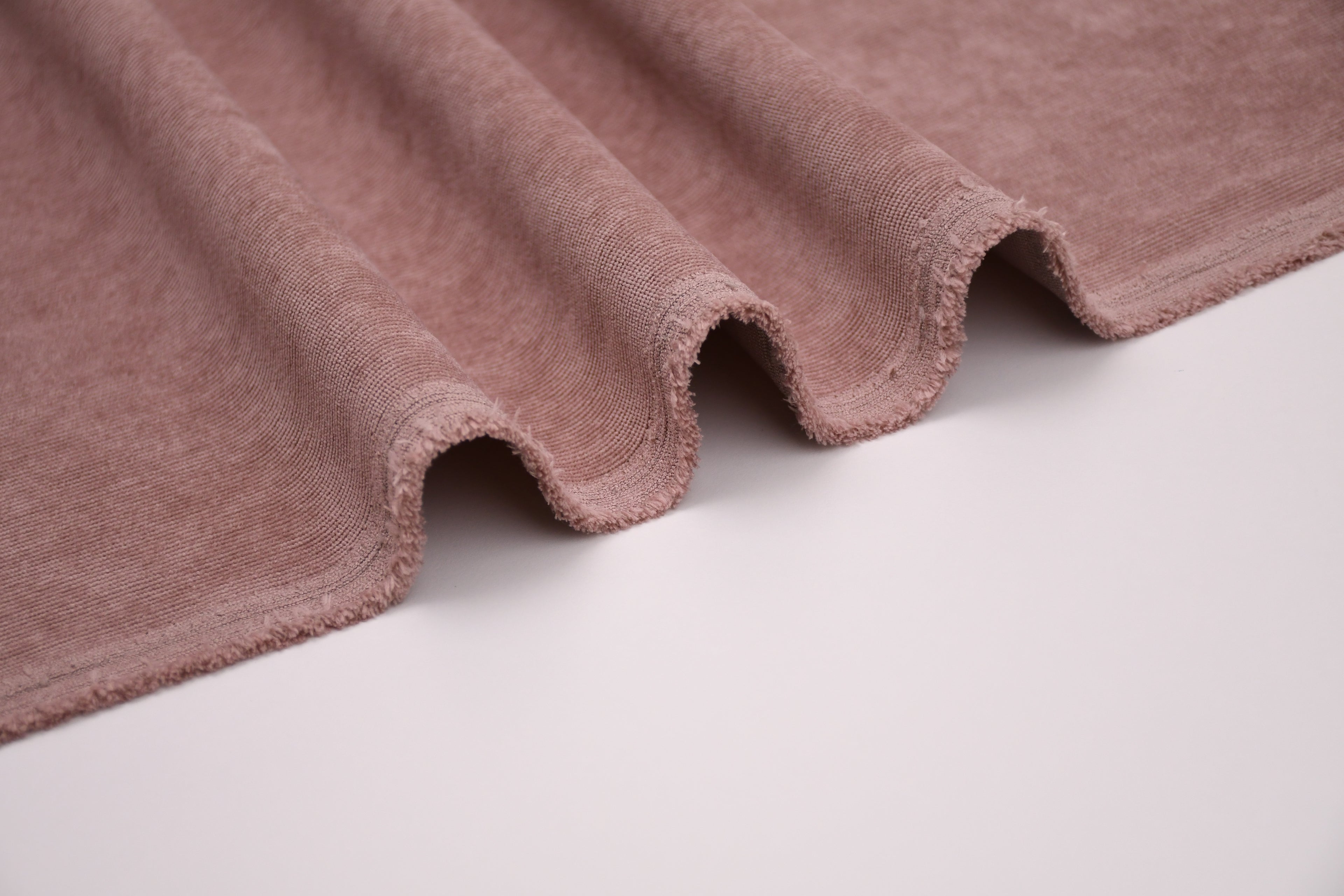 16 Wales Corduroy Light Stretch Fabric - Rose