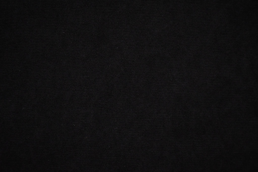 16 Wales Corduroy Light Stretch Fabric - Midnight Black