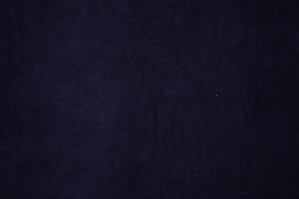16 Wales Corduroy Light Stretch Fabric  - Navy Blue