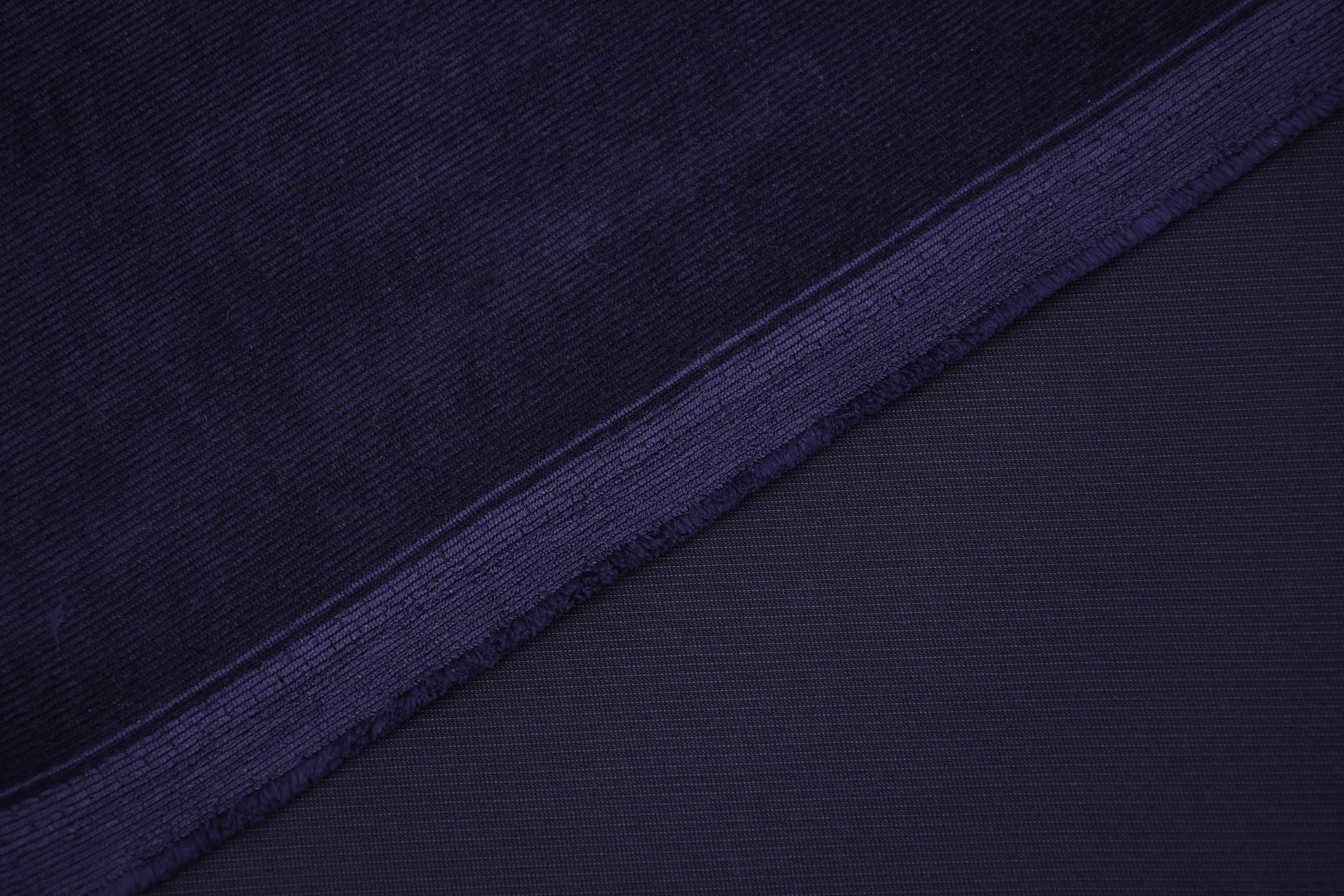 16 Wales Corduroy Light Stretch Fabric  - Navy Blue