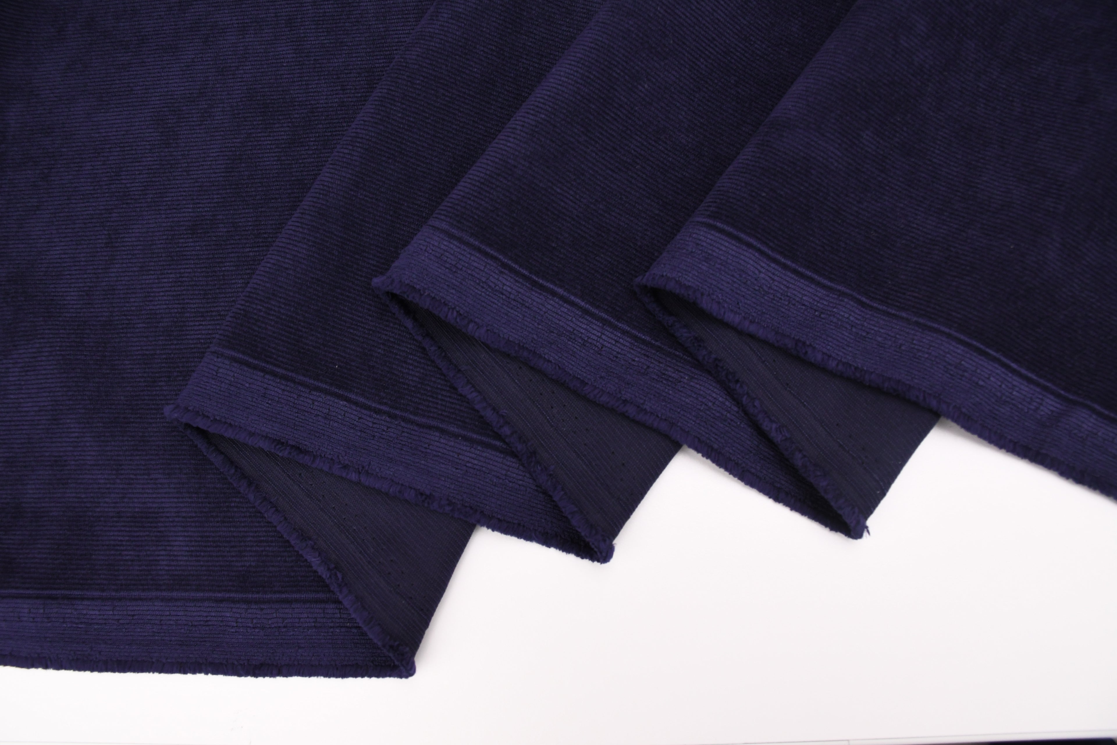 16 Wales Corduroy Light Stretch Fabric  - Navy Blue