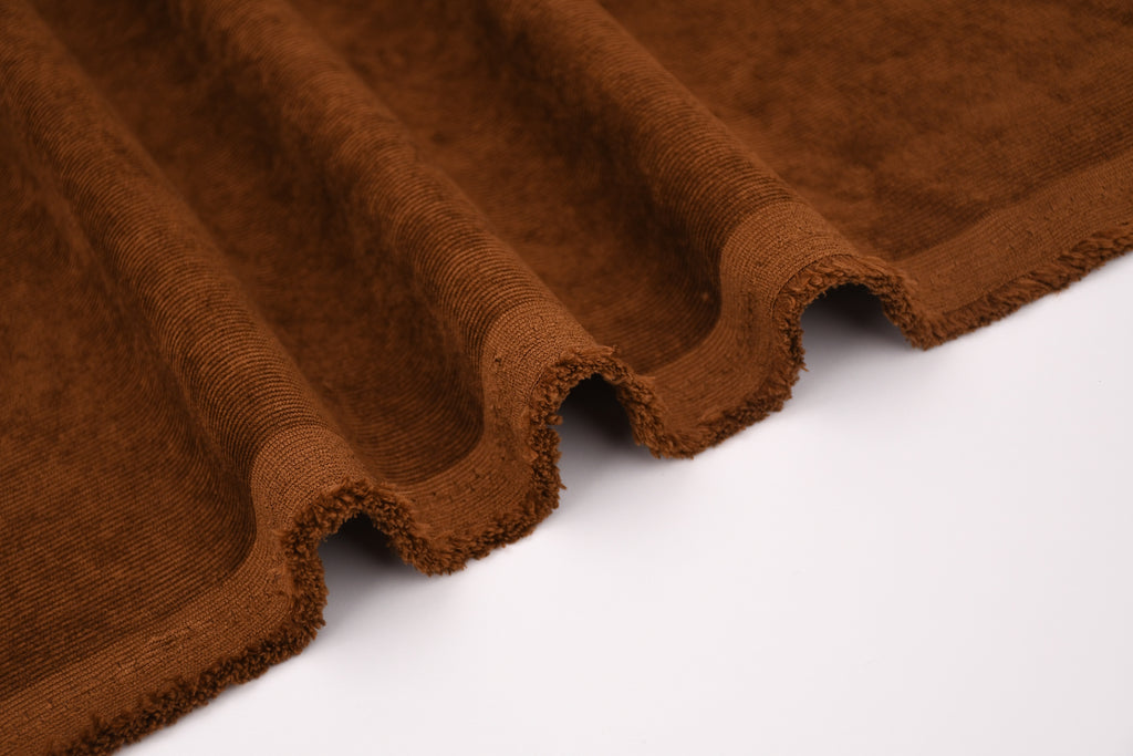16 Wales Corduroy Light Stretch Fabric - Mocha