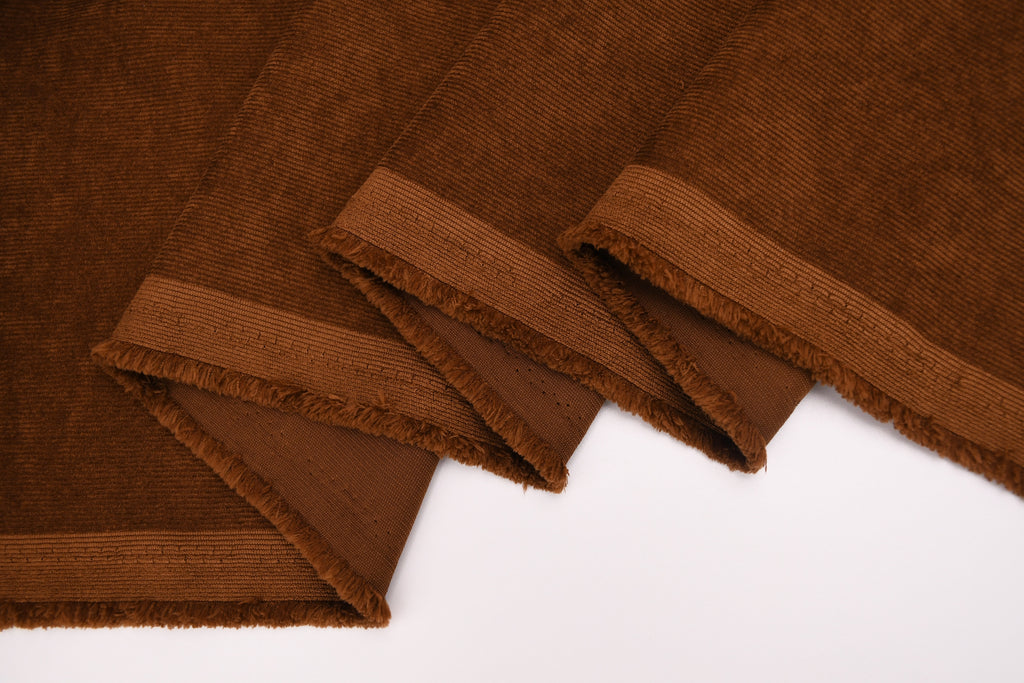 16 Wales Corduroy Light Stretch Fabric - Mocha