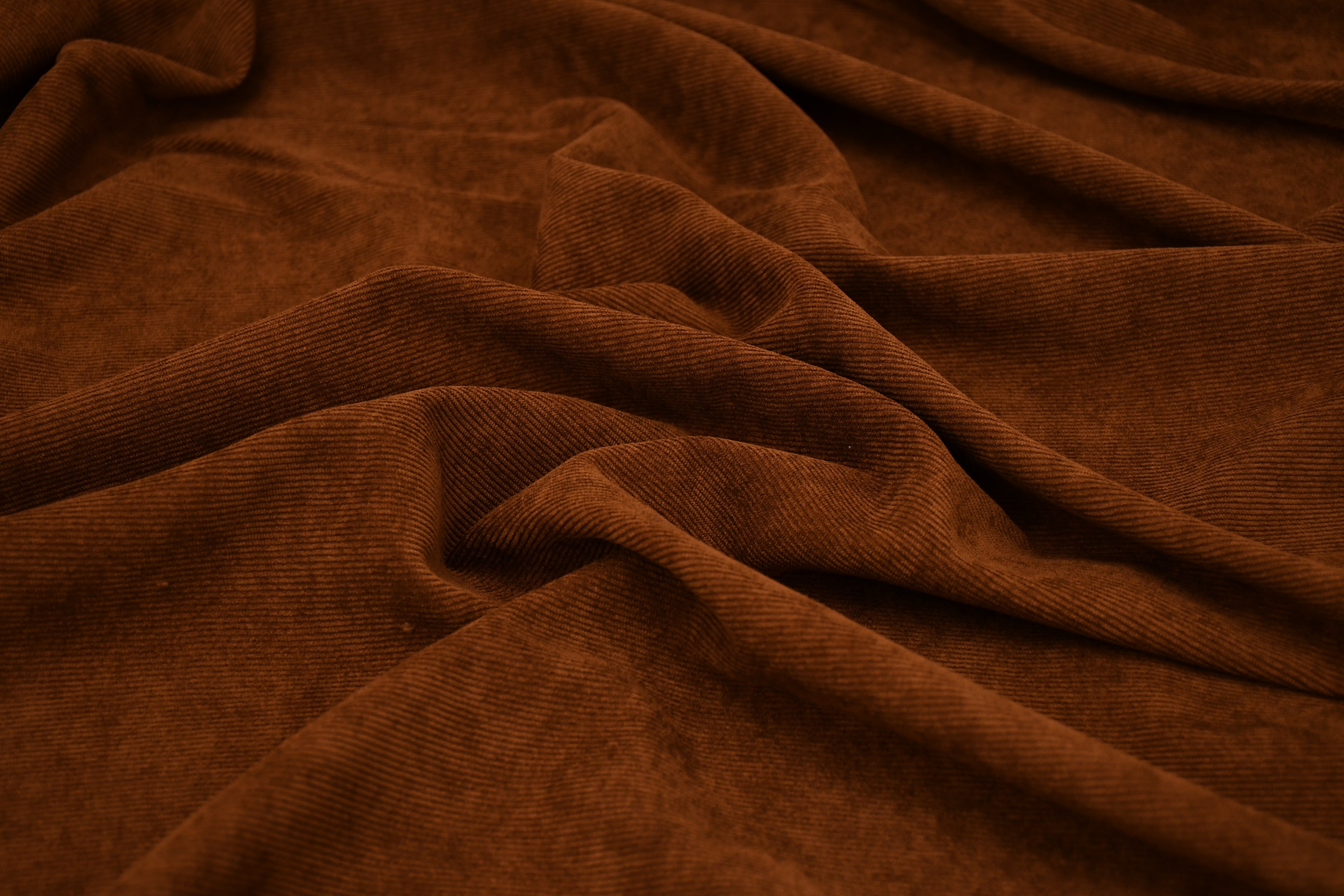 16 Wales Corduroy Light Stretch Fabric - Mocha
