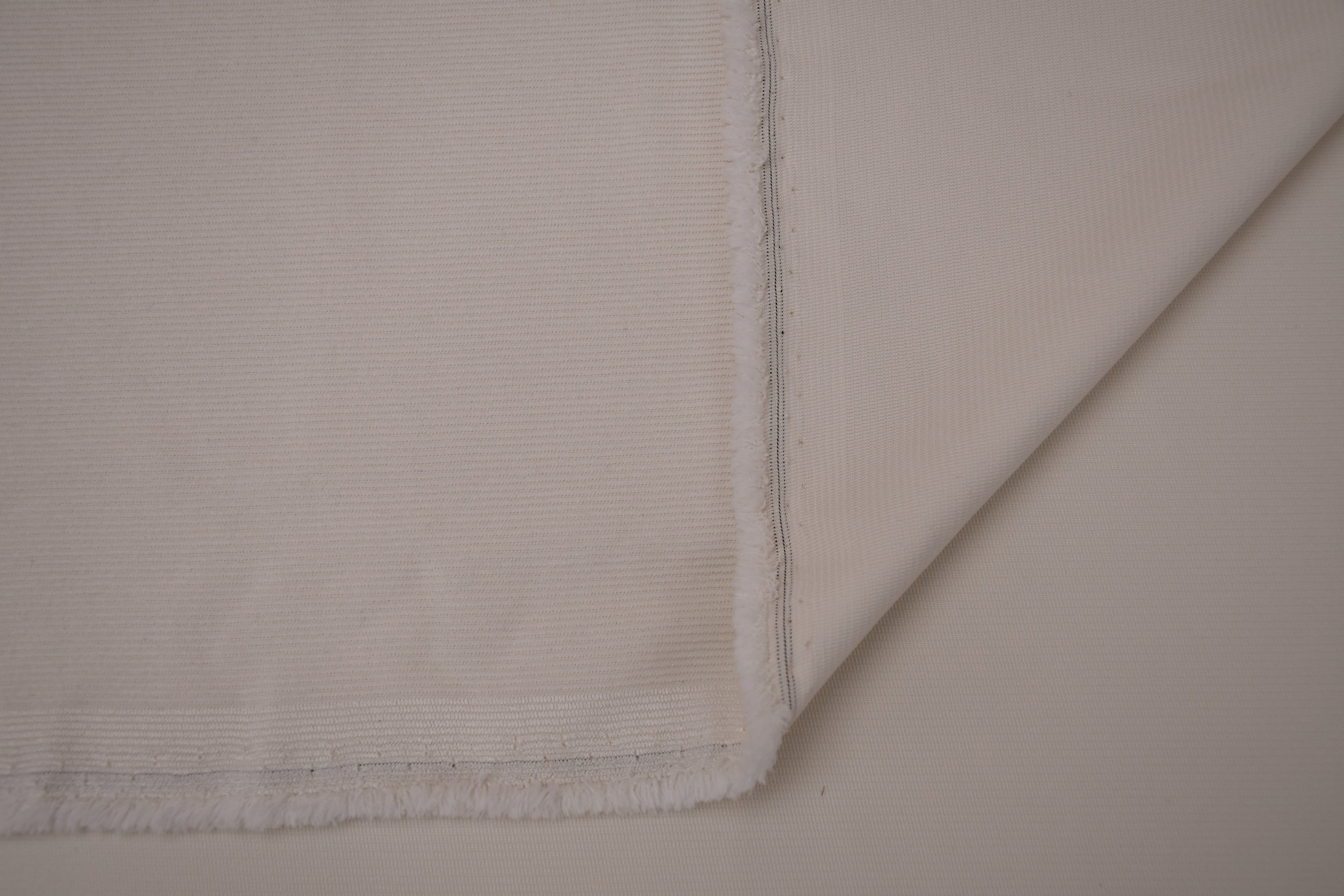 16 Wales Corduroy Light Stretch Fabric - Ivory