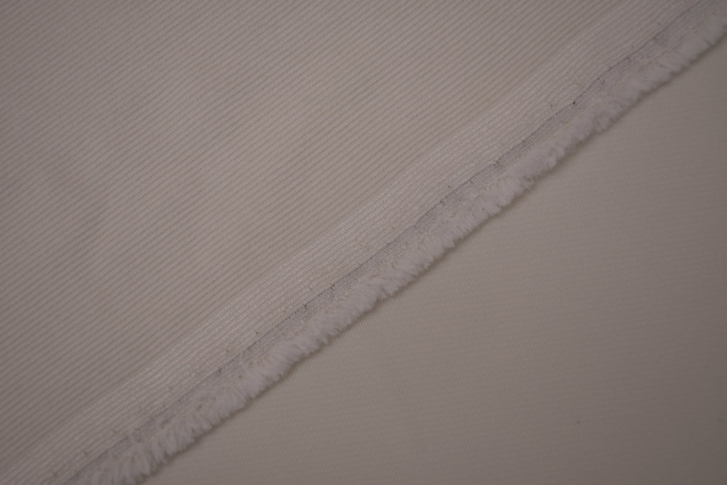16 Wales Corduroy Light Stretch Fabric - Ivory