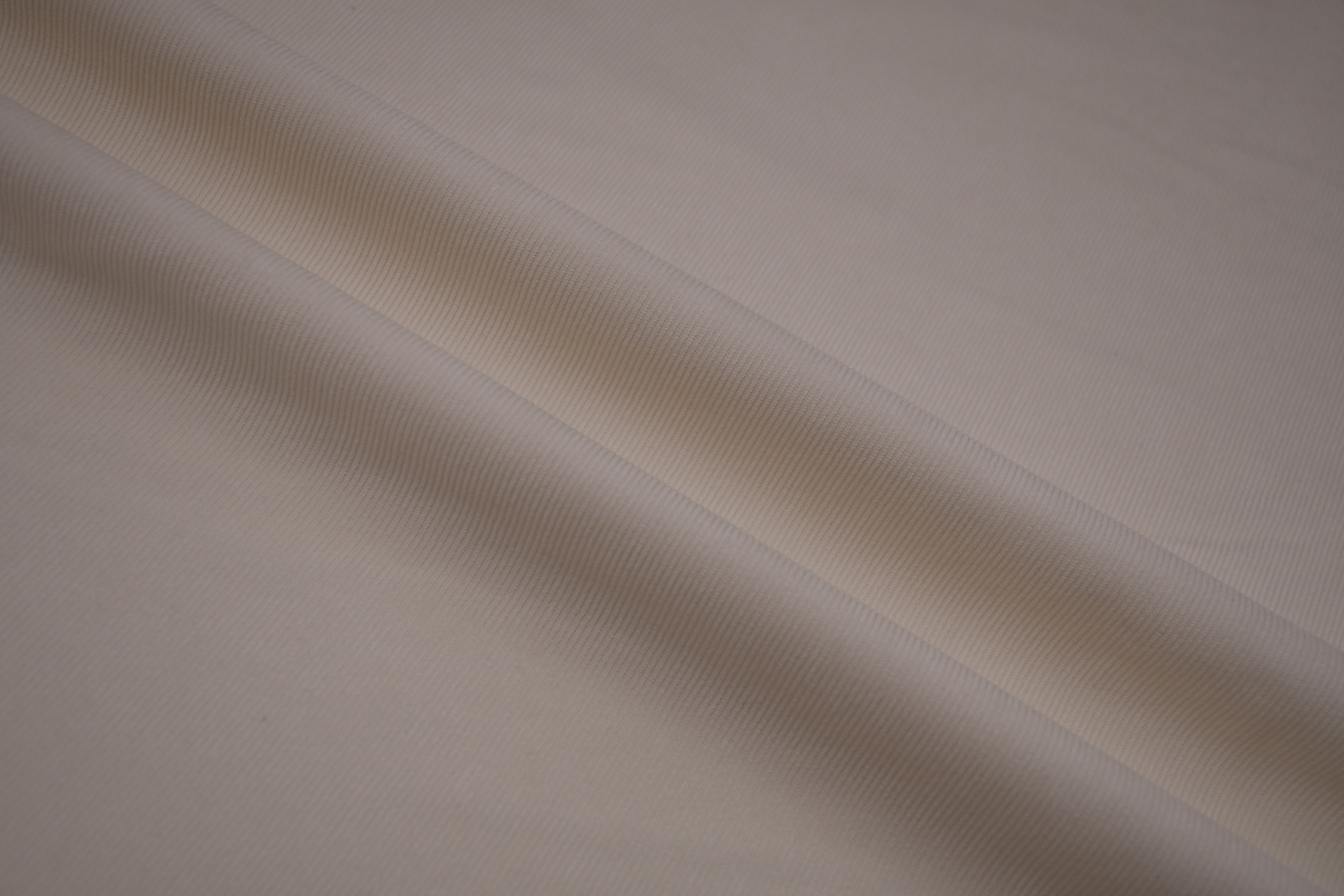16 Wales Corduroy Light Stretch Fabric - Ivory