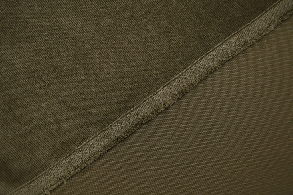 16 Wales Corduroy Light Stretch Fabric - Avocado