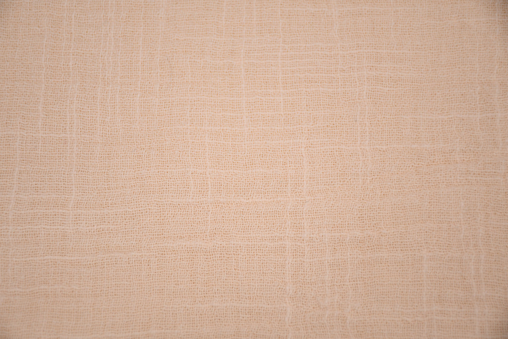 Crinkle Cotton Gauze Fabric - Natural