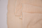 Crinkle Cotton Gauze Fabric - Natural