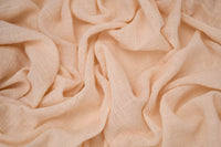 Crinkle Cotton Gauze Fabric - Natural