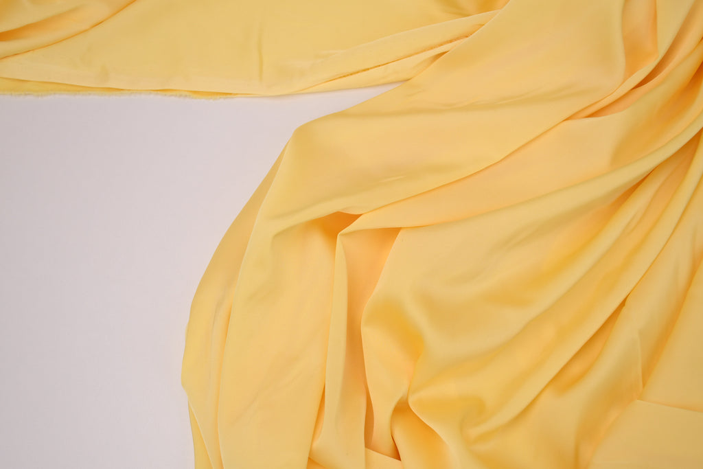Silky Satin Stretch - Custard