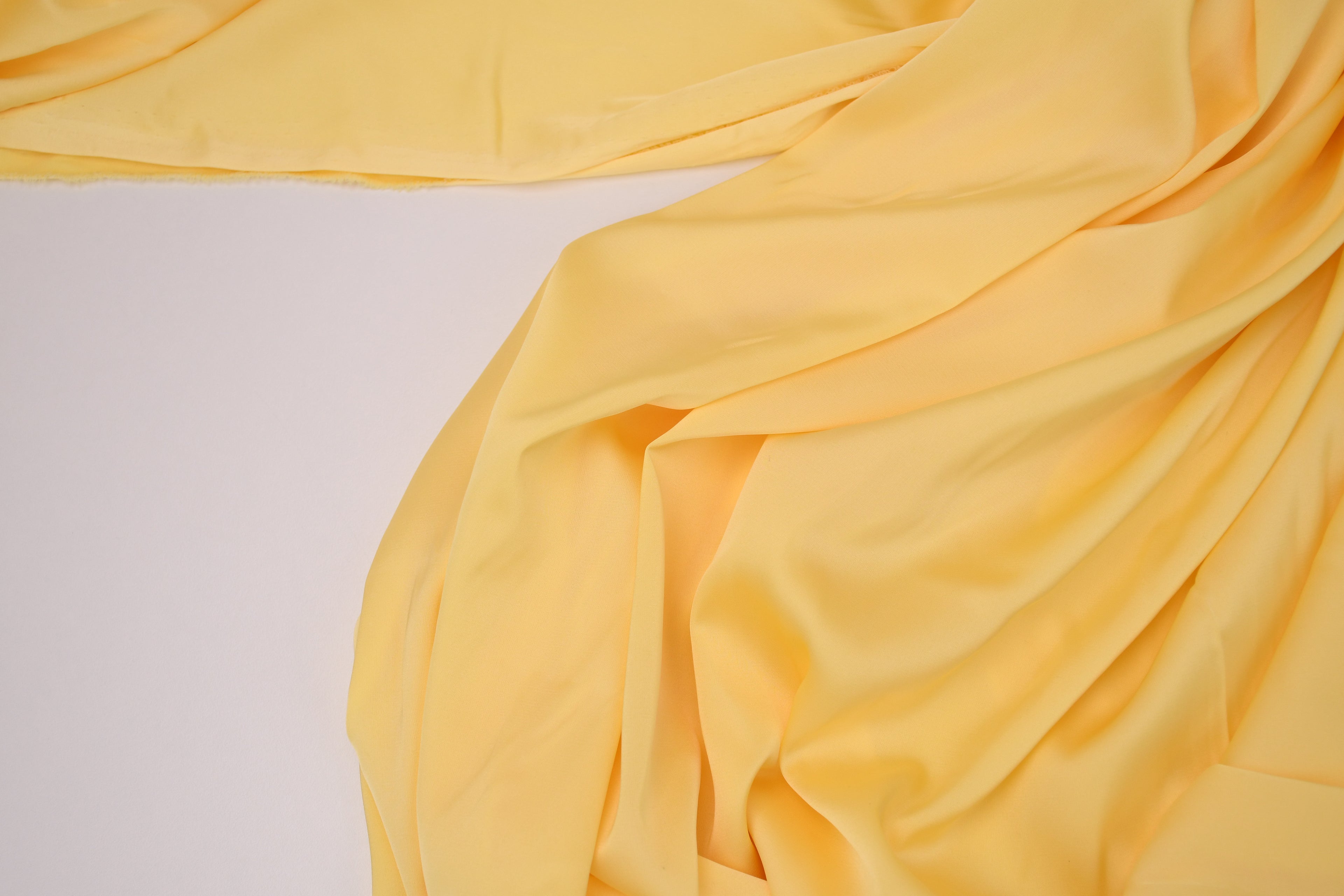 Silky Satin Stretch - Custard