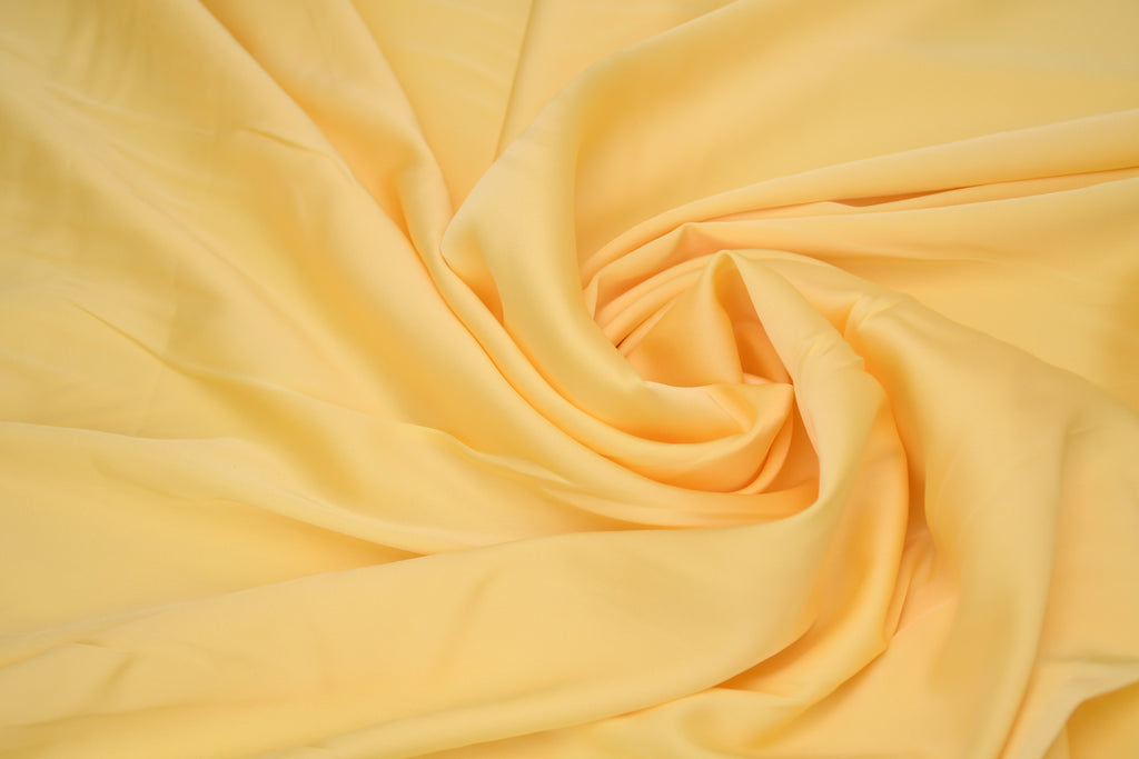 Silky Satin Stretch - Custard