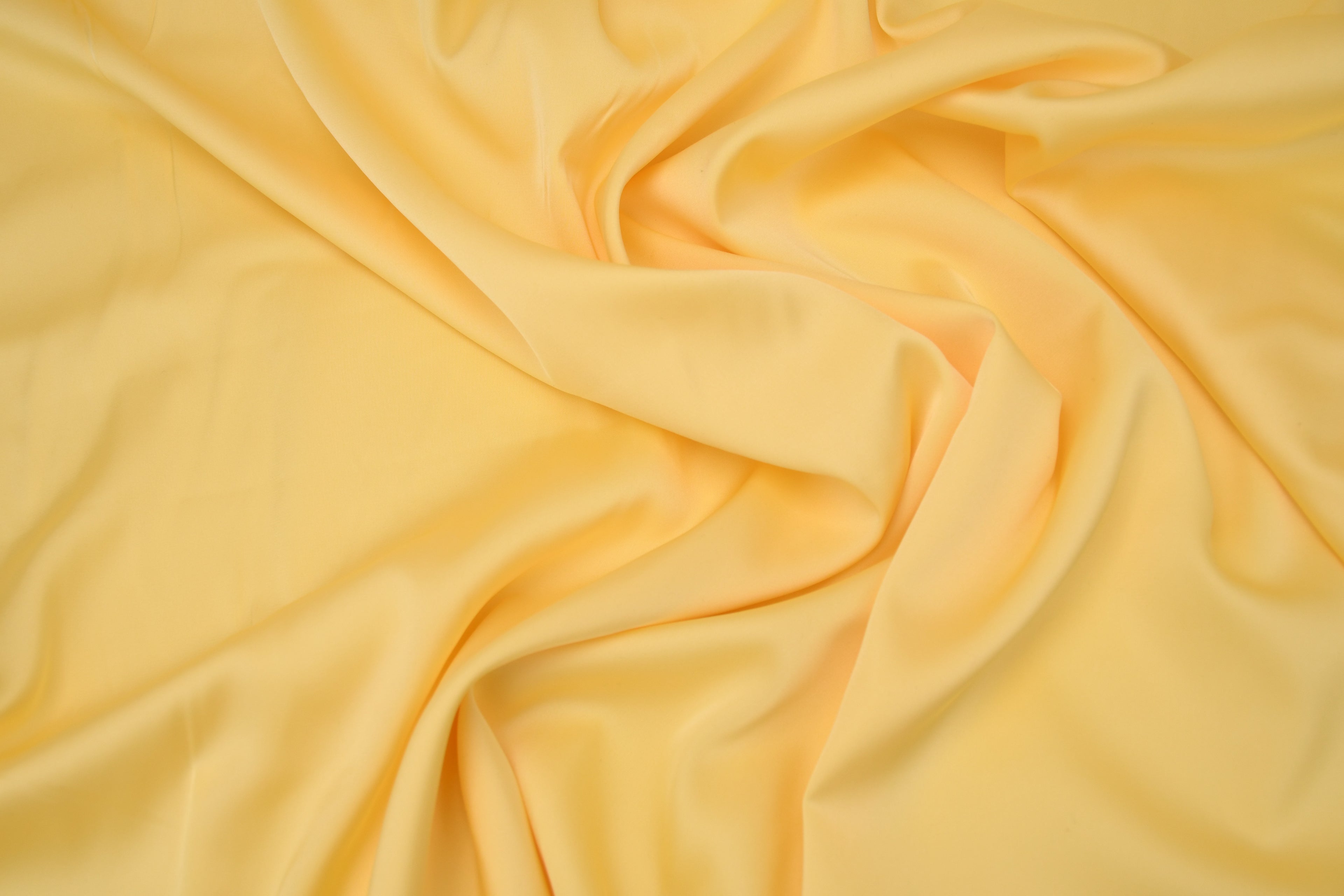 Silky Satin Stretch - Custard