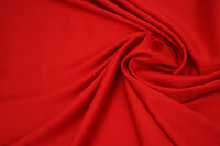 Silky Satin Stretch- Armour Red