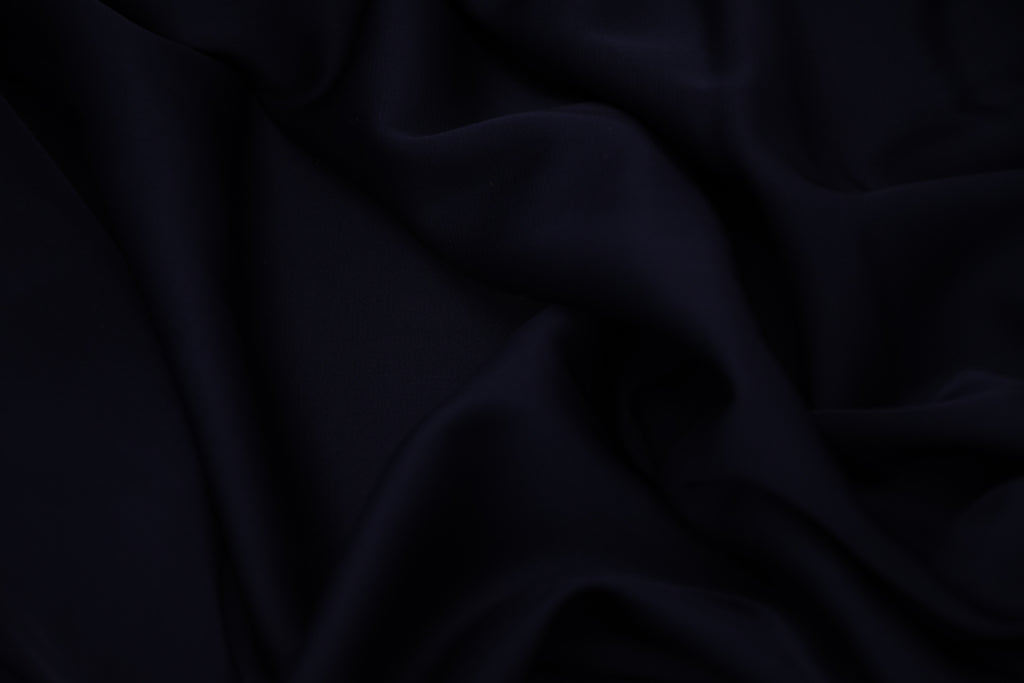 Silky Soft Stretch Satin-Deep Navy
