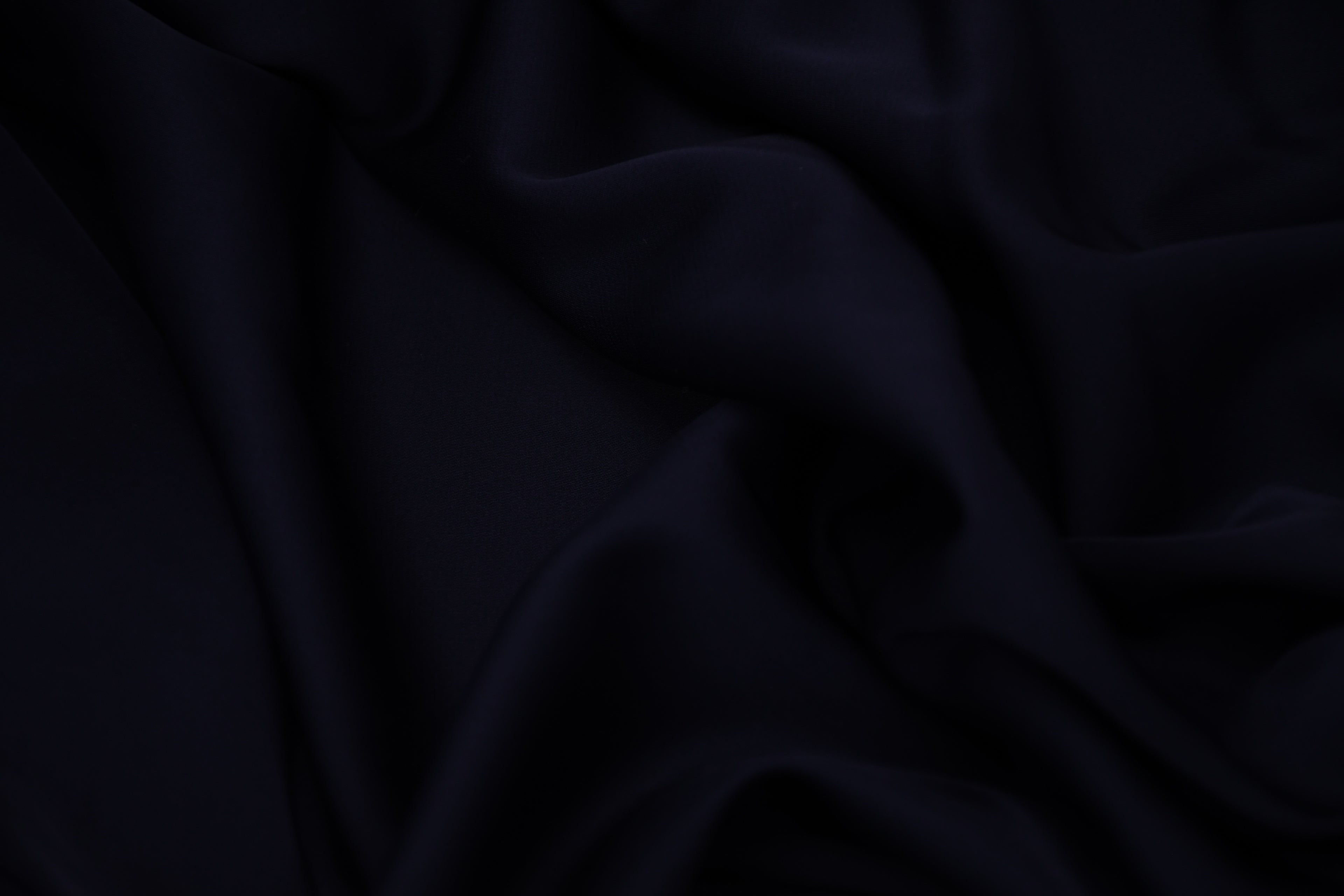 Silky Soft Stretch Satin-Deep Navy