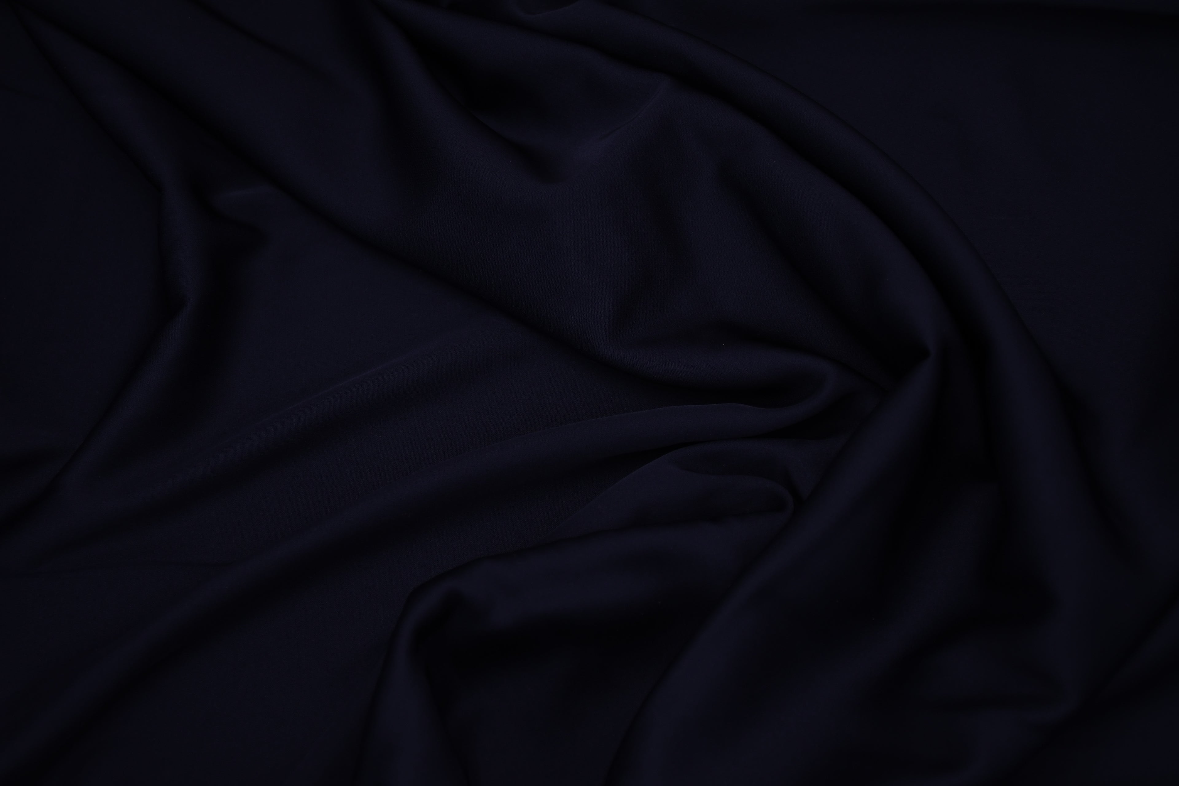 Silky Soft Stretch Satin-Deep Navy