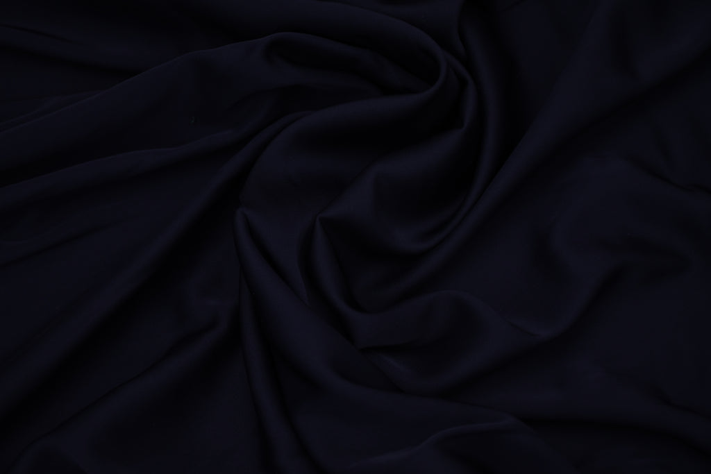 Silky Soft Stretch Satin-Deep Navy