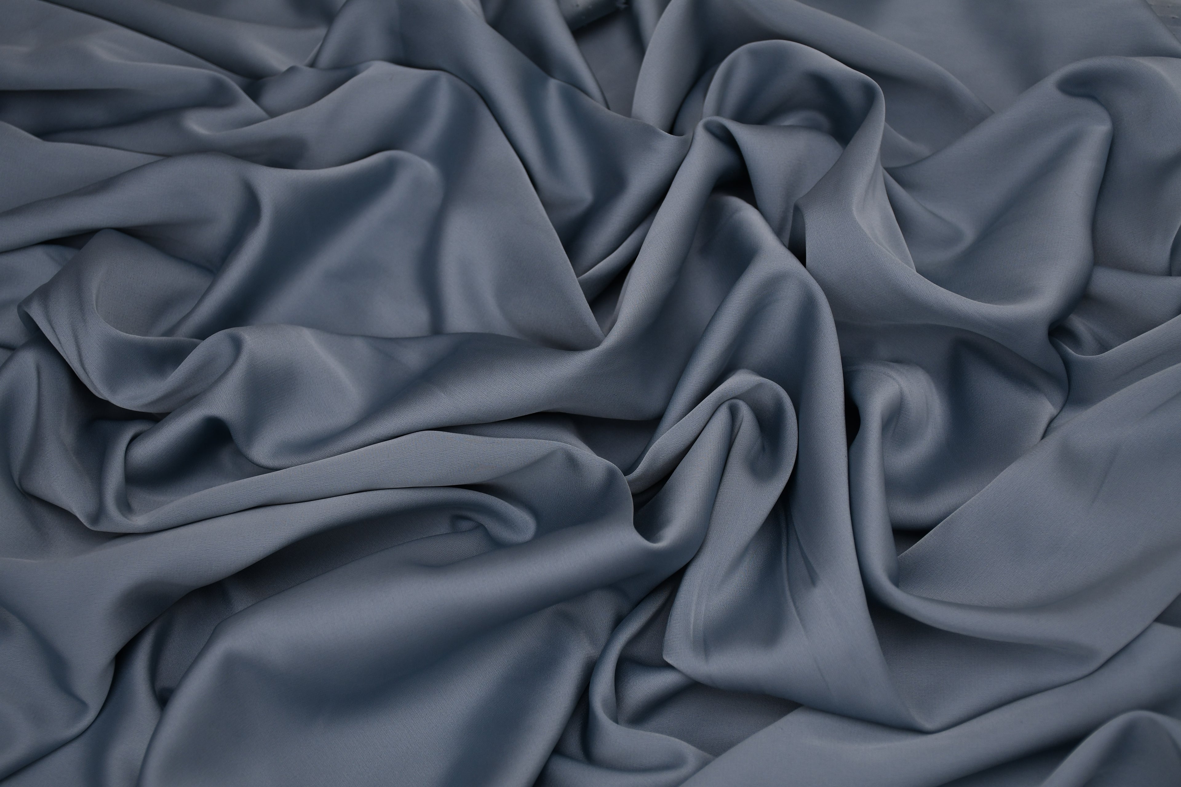 Silky Satin Stretch - French Blue