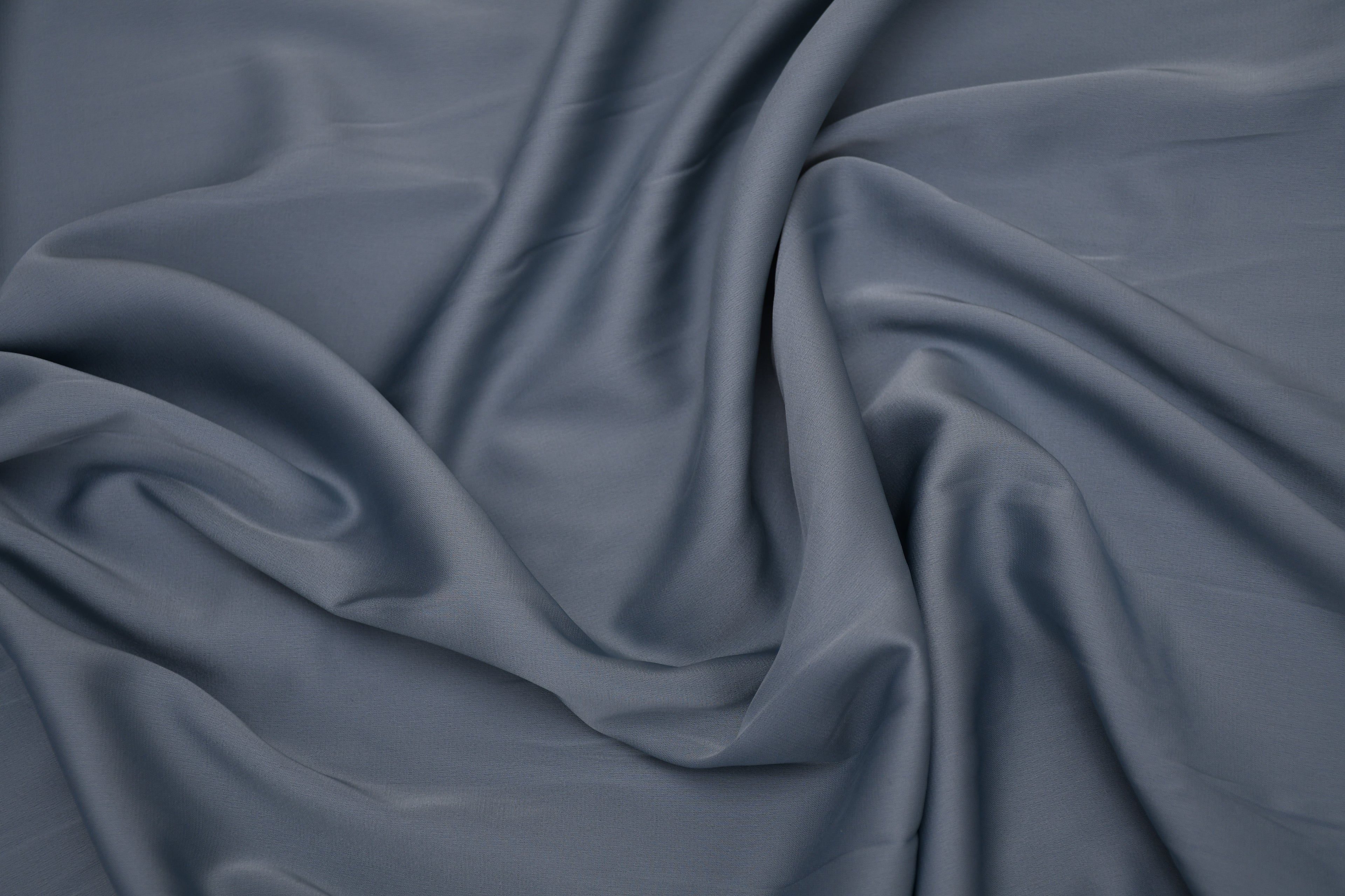 Silky Satin Stretch - French Blue