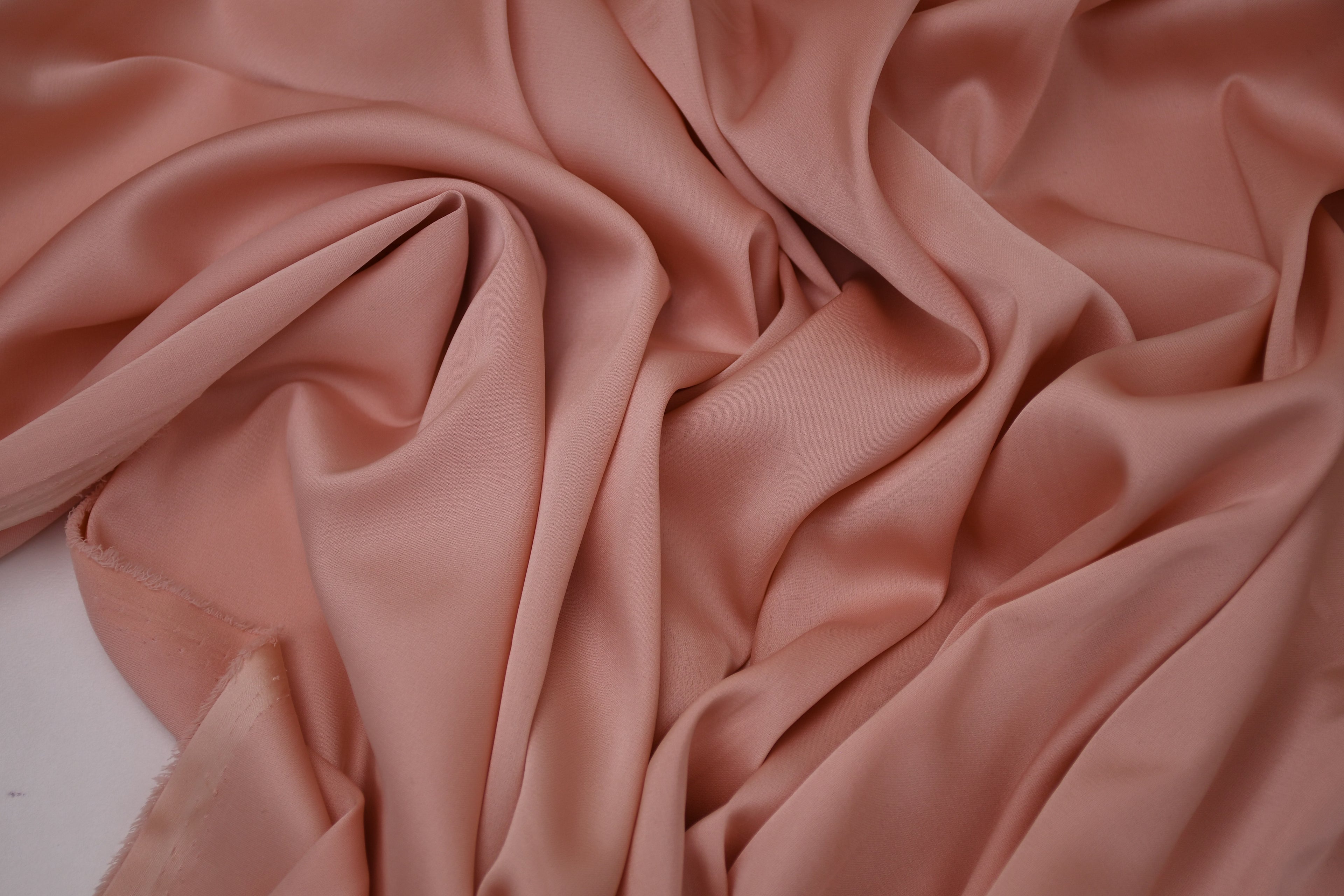 Silky Satin Stretch - Soft Coral