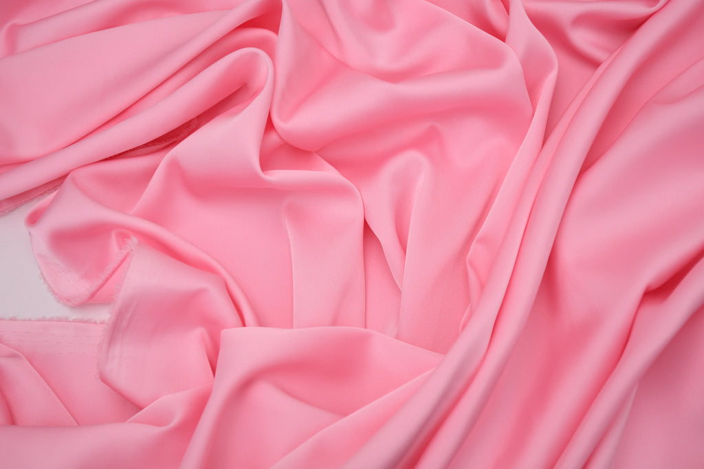 Silky Soft Stretch Satin-Candy Pink